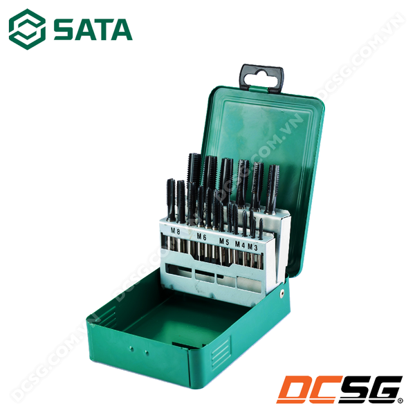 Bộ Taro ren trong bằng thép HSS (21 cái) SATA 50453