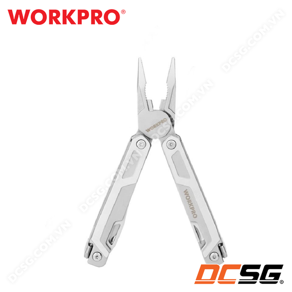 Kìm đa năng bằng thép không rỉ 15-in-1 Workpro WP382002
