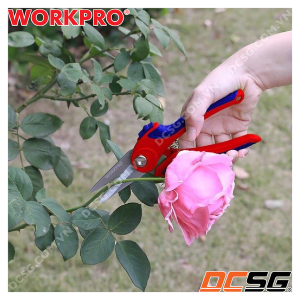 Kéo cắt cành, cắt hoa 7.5 inch-190mm WORKPRO WP332002