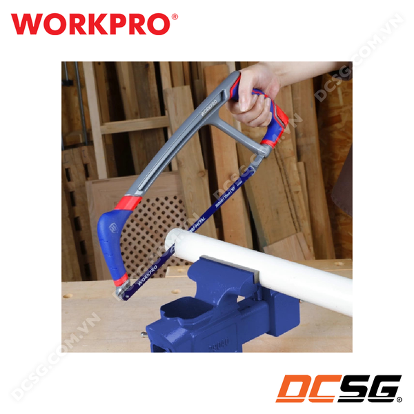 Khung cưa sắt cầm tay thân hợp kim nhôm cao cấp WORKPRO WP215027