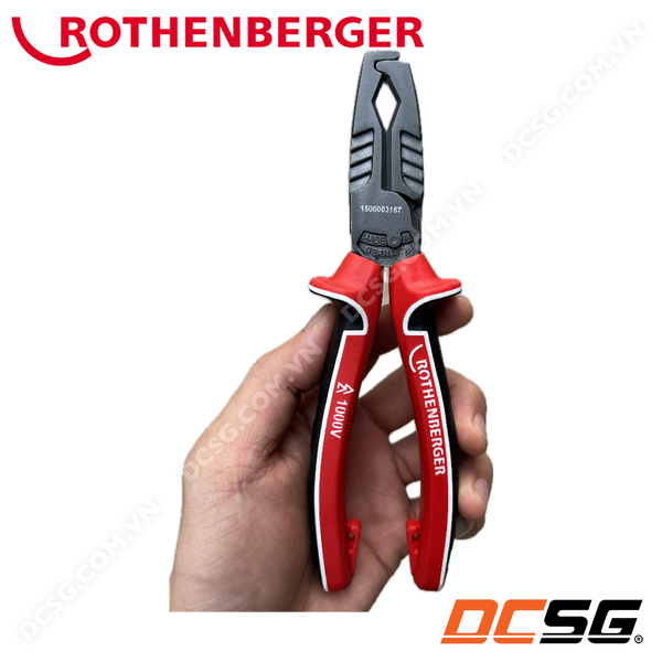 Kiềm cắt tuốt dây kết hợp 180mm ROTHENBERGER 1500003167