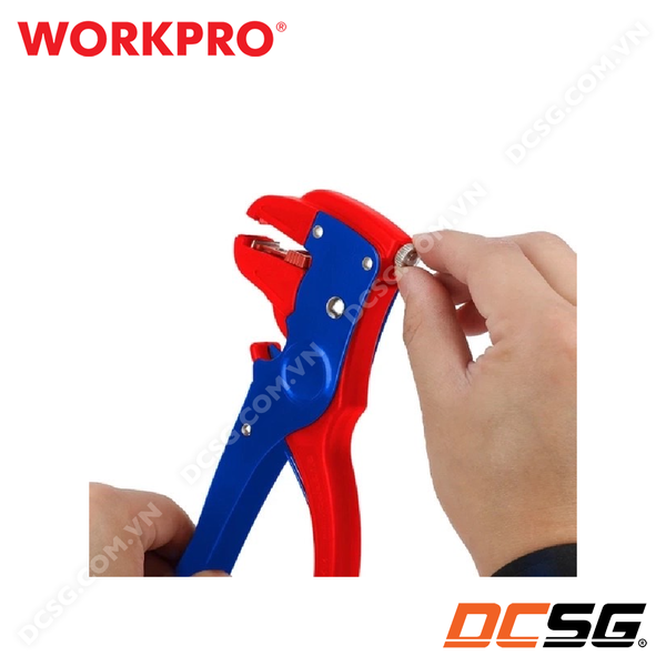 Kìm cắt dùng để bấm, cắt, tuốt vỏ dây điện Workpro WP291008