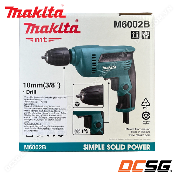 Máy khoan vặn vít dùng điện 10mm-450W Makita M6002B