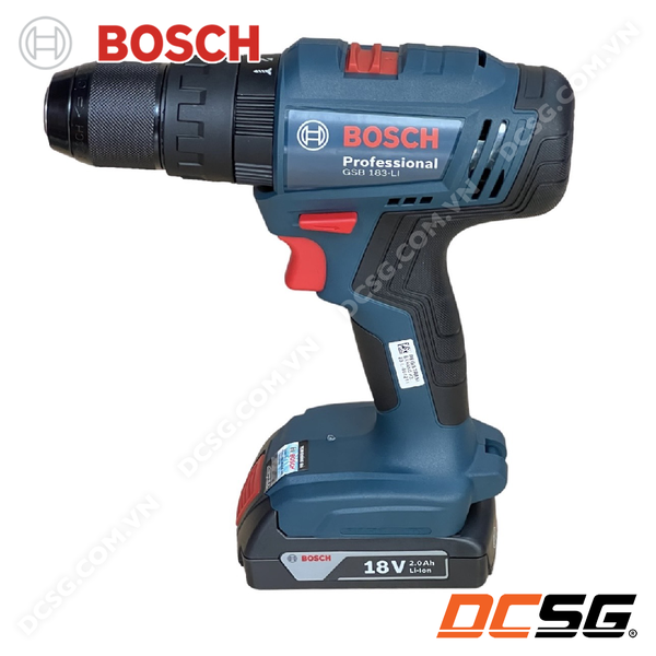 Máy khoan động lực dùng pin 18V GSB 183-LI (2 pin) Bosch 06019K91K0