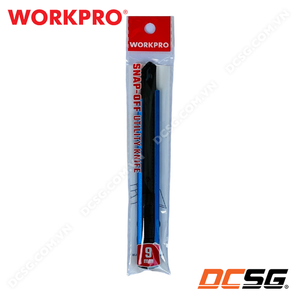 Dao rọc giấy bằng nhôm, chiều rộng lưỡi dao 9mm Workpro