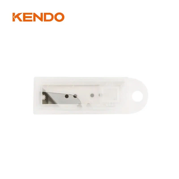 Lưỡi dao rọc giấy bằng thép SK5 loại tiêu chuẩn (10 cái/bộ) Kendo - 30656