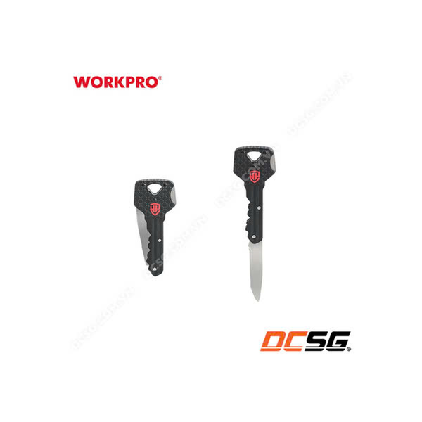 Dao cắt gấp gọn an toàn hình chìa khóa Workpro