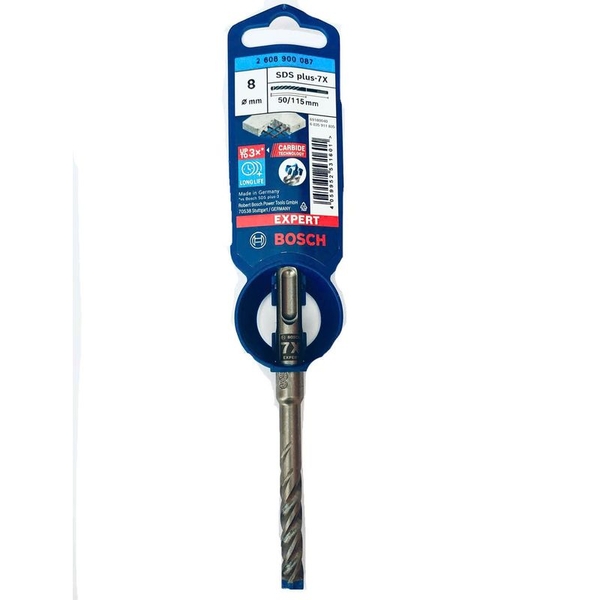 Mũi khoan bê tông hợp kim 4 cạnh SDS Plus-7X Bosch