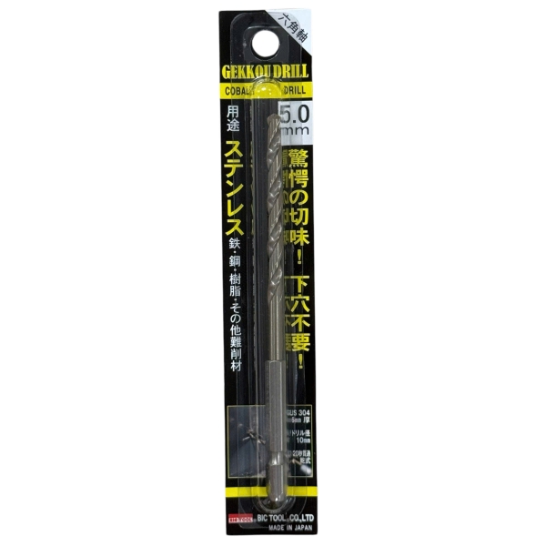 Mũi khoan inox HSS-Co chân lục giác Gekkou