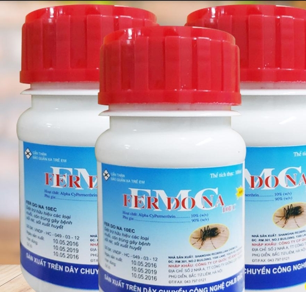 HP-(1 chai) Thuốc muỗi FERDONA 100ml, - dạng pha nước phun - 317b-HP10001LV