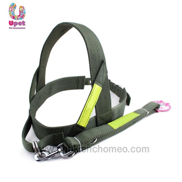 SP343 - Dây police đai kéo cao cấp (hanpet 4711517)dây dắt chó size đại chó 30-40kg