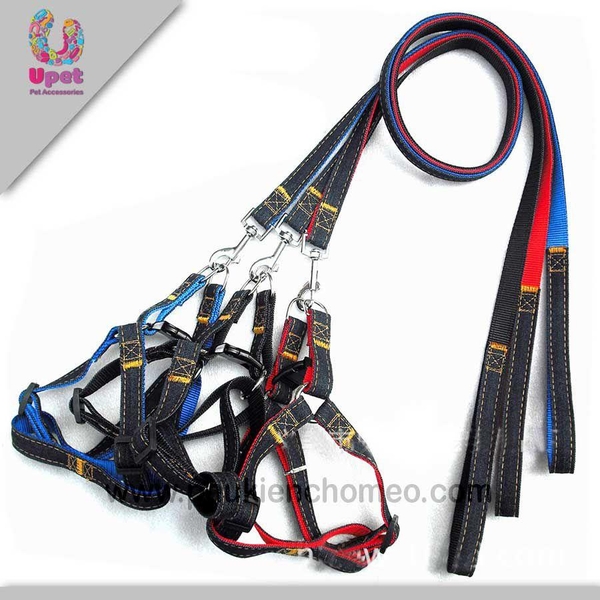 HP-SP1205 - Dây dắt yên ngựa vải bò ( 4711494) dây dắt chó mèo vải bò size 1.0 từ 3-6kg-HP10715TC