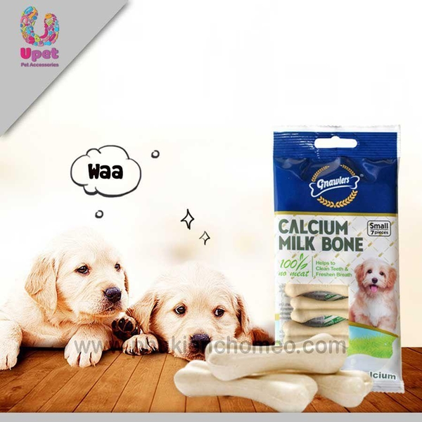 SP1152 - Gnawlers 2' Xương Sữa Canxi 7c-1 Túi (hanpet 4711618) xương gặm cho chó