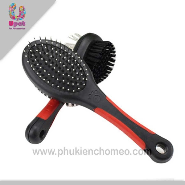 SP482 - Lược chải 2 mặt (hanpet 4711743) lược chải lông chó mèo cán to 2 mặt