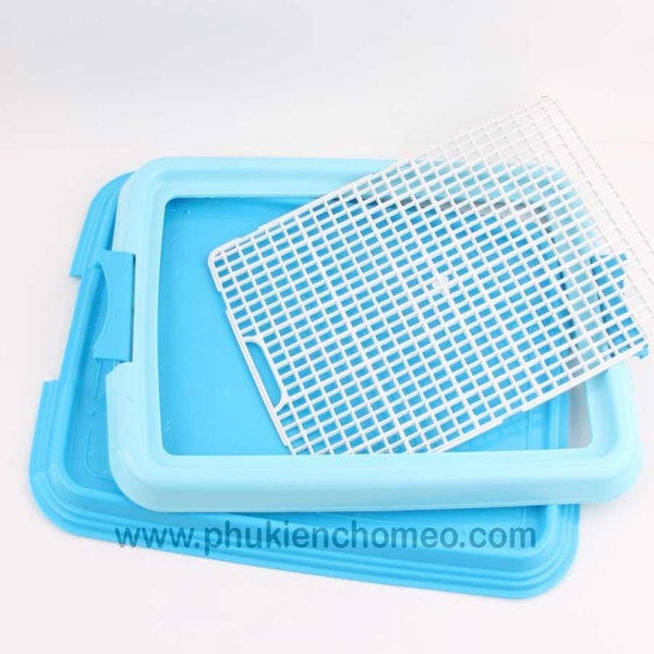 Khay vệ sinh chó (hanpet khay vs) 4 loại KHAY GHẾ NGỒI / KHAY DẸT CHÉO / KHAY DẸT TRỤ CÓ VÁCH / KHAY DẸT CẢI TIẾN