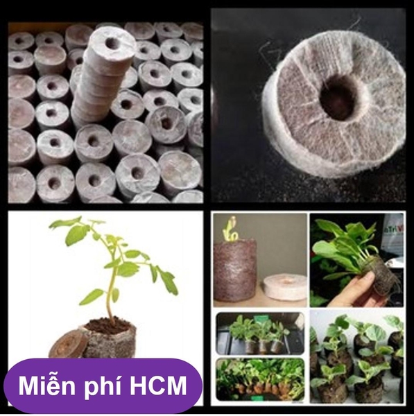 HP-bộ  10 Viên nén xơ dừa / viên ươm hạt / viên kích thích nảy mầm (viên sơ dừa)-HP2411001