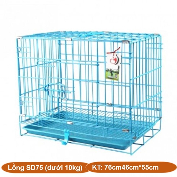 Chuồng nuôi chó mèo Hanpet XK - lồng nuôi chó mèo - chuồng chó - lồng chó gấp gọn sơn tĩnh điện CÓ 4 SIZE (màu ngẫu nhiên) chuồng lồng chó mèo / chuồng thú cưng / chuồng cho chó / chuồng nuôi chó mèo / chuồng chó lắp ghép