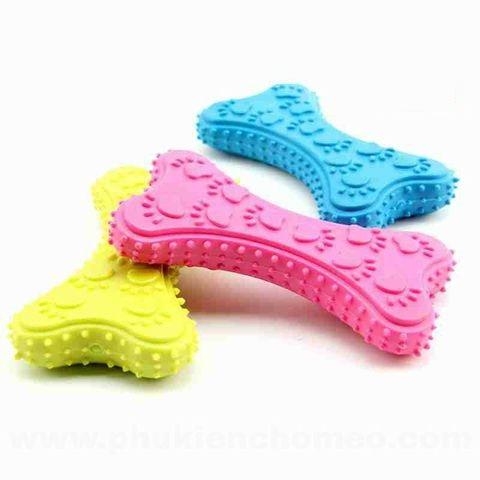 SP1548 - Đồ chơi hình xương sần nhỏ cong cho chó 10.5cm (hanpet 4711379)