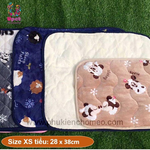 SP626 - Thảm nhung 4 SIZE (hanpet 4711423) thảm nằm chó mèo màu ngẫu nhiên