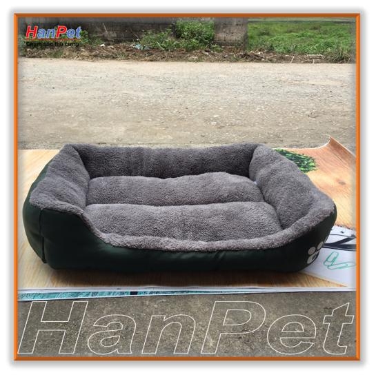 Nệm ngủ hình chữ nhật có thành, thảm ngủ ấm áp cho chó mèo (3 size S,M,L Hanpet nem CN3SIZ) nhà nệm chó / nhà chó mèo / thảm chó / nệm mèo / ổ chó / ổ mèo