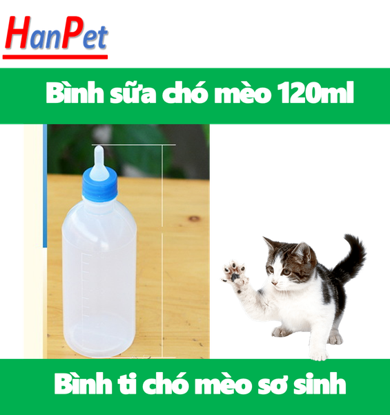 HP- BÌNH SỮA chó mèo  ( 4711693) bình 150ml+120ml cho chó mèo-bình ti cho chó mèo sơ sinh