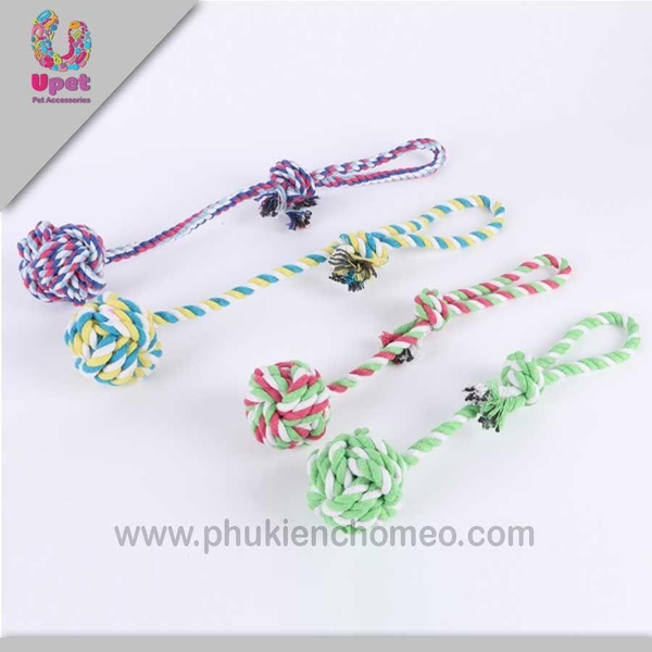 SPSP205 – Đồ chơi chó mèo-Bòng thừng tay cầm dài (hanpet 4711857)