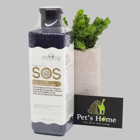 Sữa Tắm SOS - chai 530ml cho chó mèo (hanpet 366a) dầu tắm chó / mượt lông chó / dầu gội chó mèo / dầu gội thú cưng / gội đầu chó / sữa tắm mèo