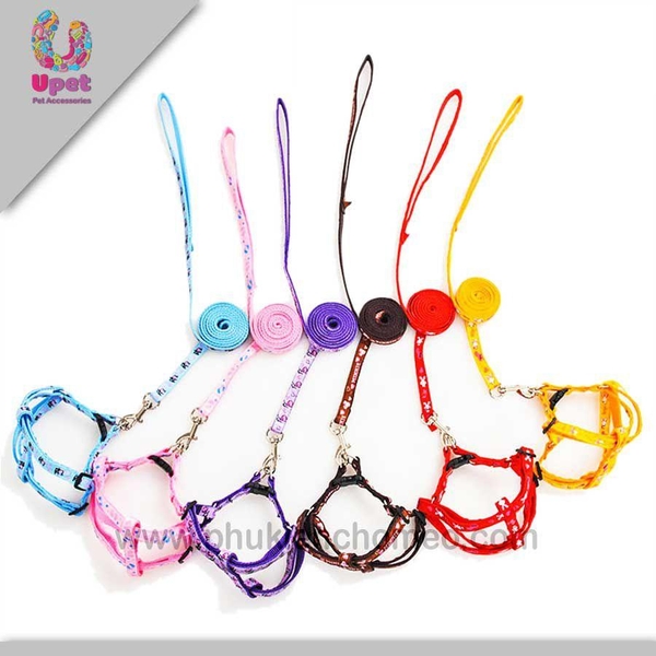 HP-SP318 - Dây dắt yên ngựa in hoa 1 mặt ( 4711626) dây dắt chó mèo size 1.0 (dưới 3kg)-HP10736TC