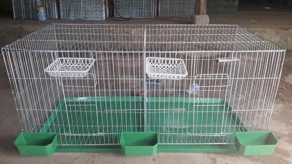 Lồng chim cảnh lắp ghép loại rộng 1 mét (100cmx50cmx50cm) ĐỦ PHỤ KIỆN- Lồng thú cưng bằng kẽm (hanpet 603) Lồng chim bồ câu / lồng gà tre / chuồng bồ câu / chuồng gà / chuồng chó mèo / lồng nuôi sóc / lồng nuôi thỏ