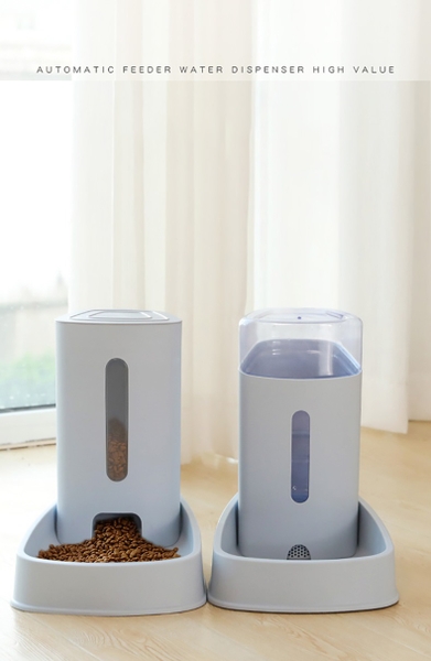 HP - Máy cho chó mèo ăn uống bán tự động dành cho chó mèo lớn Loại có bồn chứa 3,8 lít- Bộ Bát cho chó mèo ăn và uống/ Chén ăn cho chó mèo - / chén ăn chó -