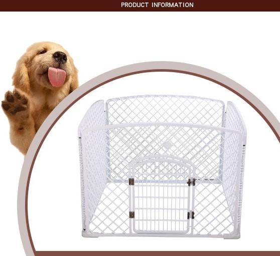 SP932 – Quây nhựa - quây chó 4 tấm nan dày (hanpet 4711899) Quây cũi chó / chuồng chó / ổ chó / nhà chó