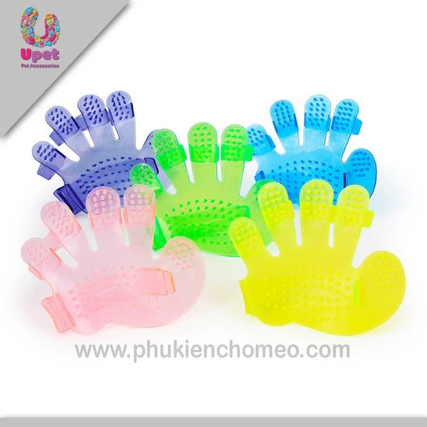SP427 - Găng tay tắm (hanpet 4711509) găng tay tắm chó mèo.