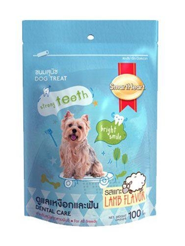 Hanpet.HP miễn ship>129k-SmartHeart 100gr (vị ngẫu nhiên) Bánh thưởng dạng khô cho chó