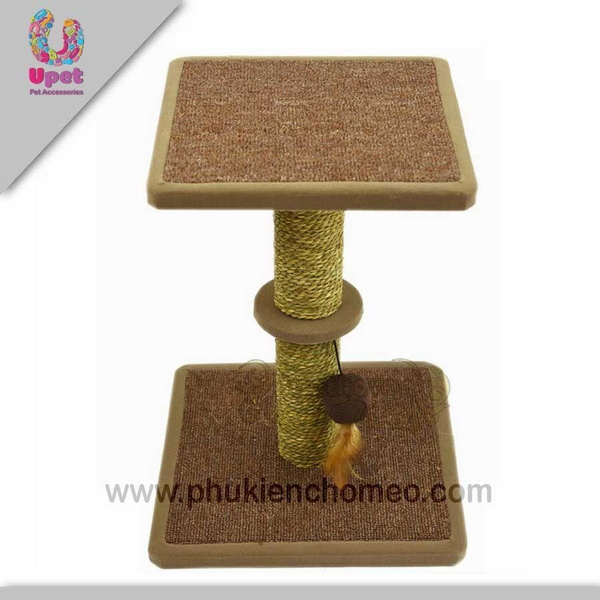 SP1250 - Trụ tròn 2 cột nối (hanpet 4711660) đồ chơi cho mèo