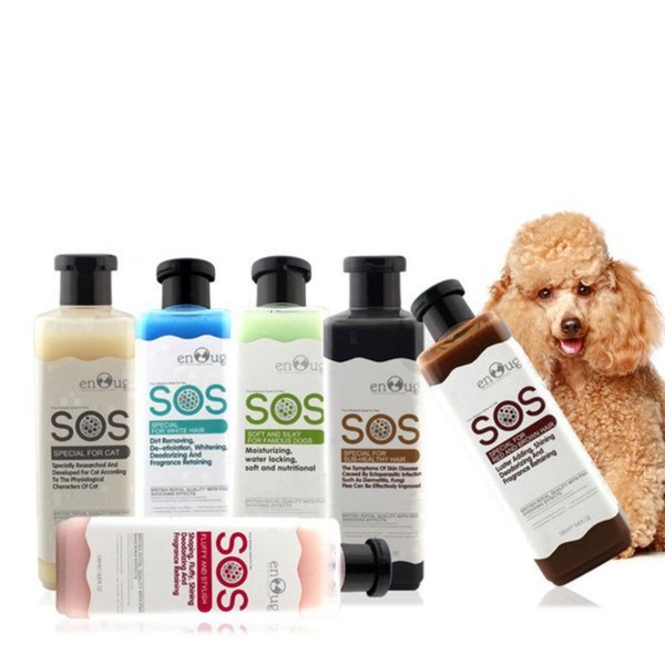 Sữa Tắm SOS xanh dương - 530ml - cho chó mèo lông trắng (hanpet 366c)