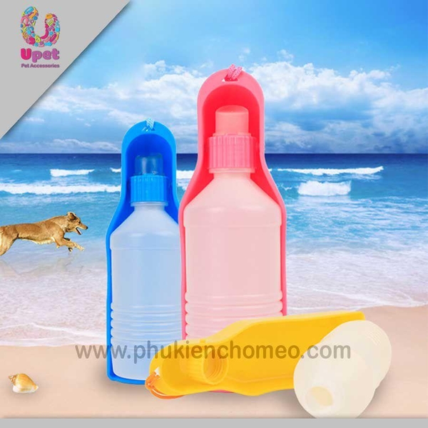 HP-SP1212 - Bình du lịch 300ml ( 4711496) bình uống nước chó mèo kèm khay uống gấp gọn-HP10874TC