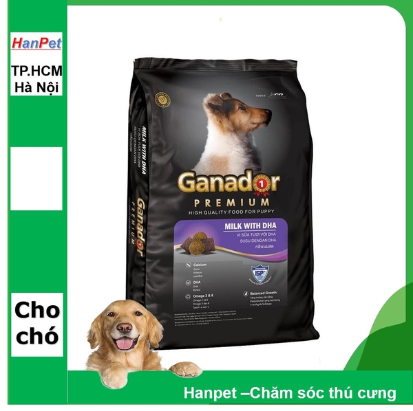 HP -GANADOR PUPPY  - Gói 3kg  Thức ăn dạng hạt cao cấp  (dành cho chó dưới 1 năm tuổi)