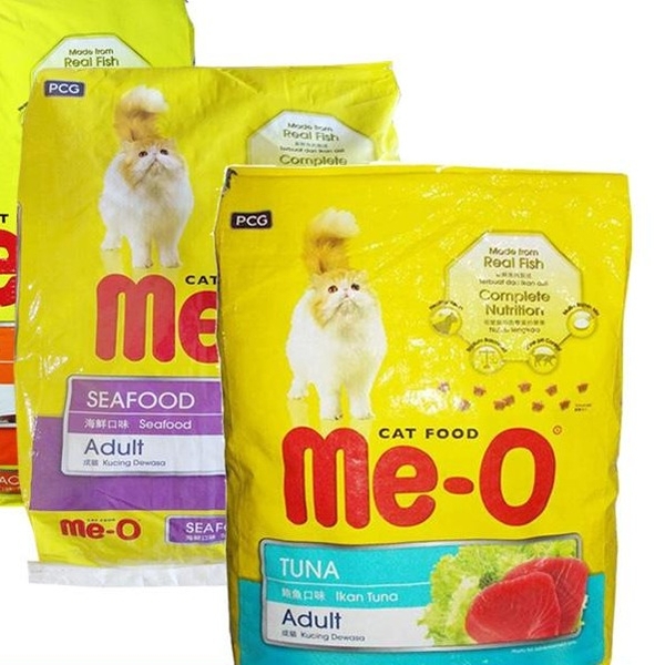 HPKM- Thức ăn cho mèo lớn đã trưởng thành trên 1 tuổi Me-O Adult 7kg (20 gói 350gr) vị cá ngừ, cá thu, hải sản