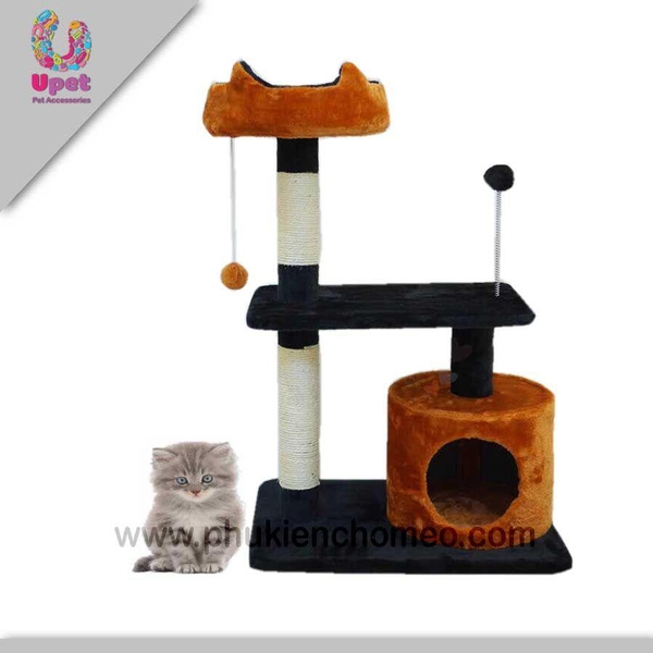 SP1248 - Trụ mèo 3 tầng 80cm (hanpet 4711596) đồ chơi cho mèo