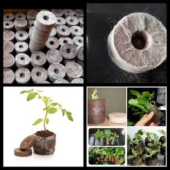 HP-bộ  100 Viên nén xơ dừa / viên ươm hạt / viên kích thích nảy mầm (viên sơ dừa)-HP2411003