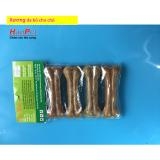 bộ  4 Xương ống da bò cho chó gặm - phù hợp với chó 5-15kg (hanpet 369) 8cm