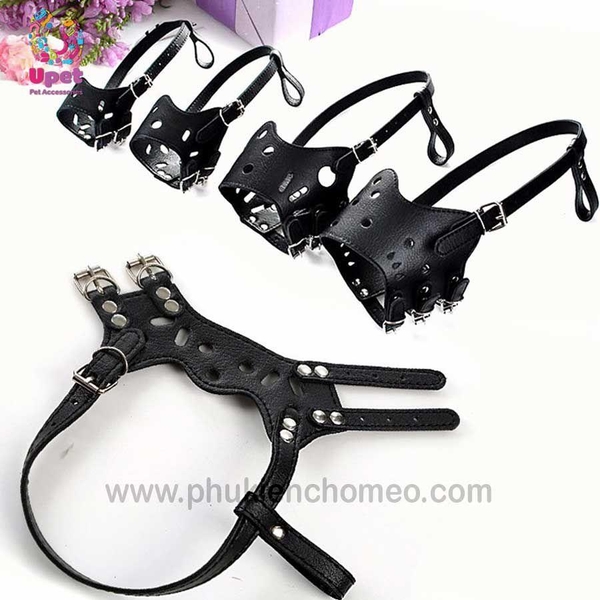 HP-SP1177 – Rọ mõm cho chó -Rọ mõm da chống sủa (size xs chó 3-7kg) ( 4711841)-HP10868TC