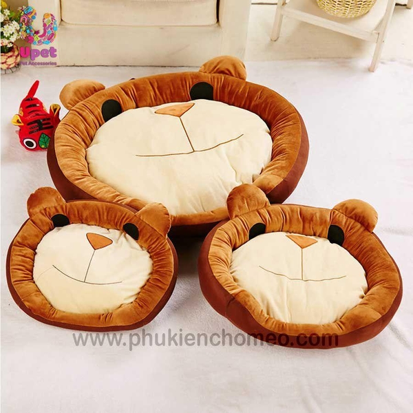 SP1307 - Đệm tròn doremon, kitty... (hanpet 4711615) Size nhỏ : dài 40cm, rộng 35cm, cao 11cm