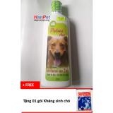 Dầu Tắm chó mèo Palma Act - 300ml (Hanpet 102) Tặng kèm 1 gói thuốc Phòng bệnh chó mèo