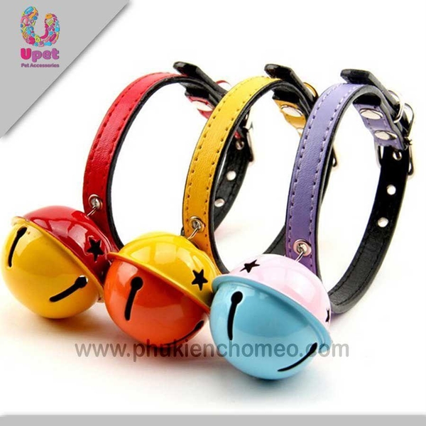 SP1190 - Vòng cổ chó mèo có chuông siêu đại - chó từ 1-4kg,mèo từ 2-6kg (hanpet 4711822)