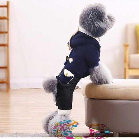 SP1477 - Áo 4 chân 2 túi 280 (hanpet 4711446) áo chó mèo size M