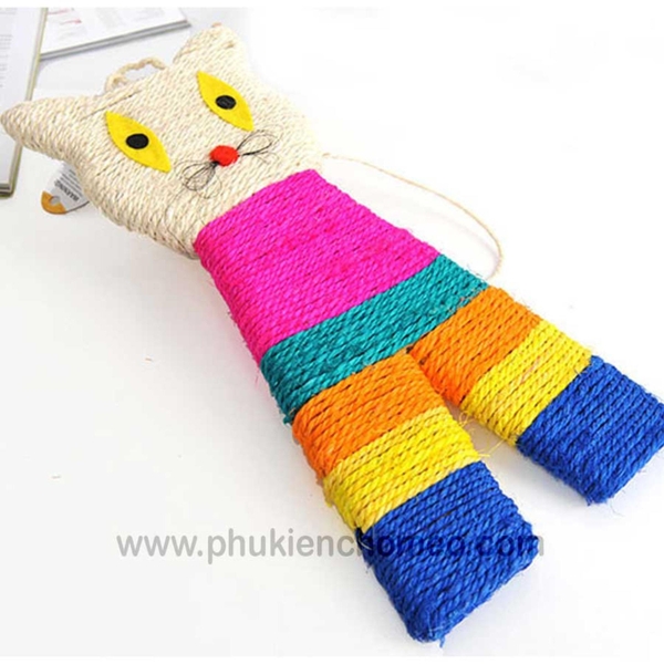 SP1258 - Bàn cào hình mèo chuột (hanpet 4711847) bàn cào móng cho mèo
