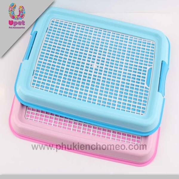 SP1025 - Khay vệ sinh chữ nhật dẹt (hanpet 4711546) khay vệ sinh chó mèo cải tiến