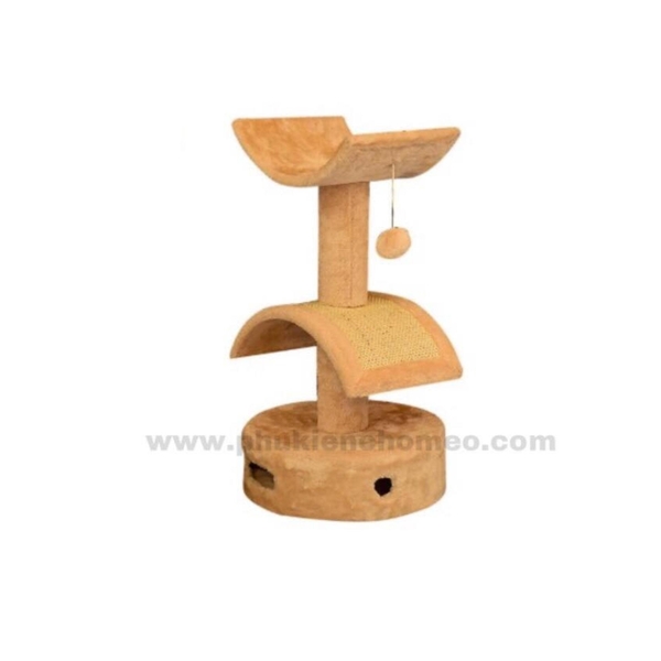 SP1496 - Trụ mèo hình lưỡi liềm QQ80362-3 (hanpet 4711406) đồ chơi cho mèo