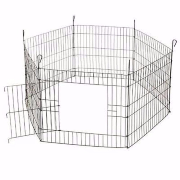 Quây chó sơn tính điện - Hàng rào 6 tấm 60x63 - cũi chó hanpet 501